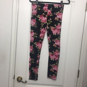 Floral leggings